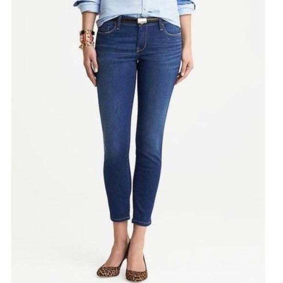 Banana Republic medium wash skinny jeans size 27 - Picture 1 of 3